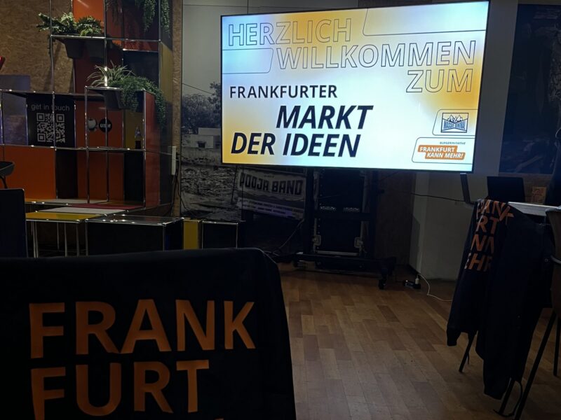 Frankfurt, wir müssen reden – und das haben wir getan